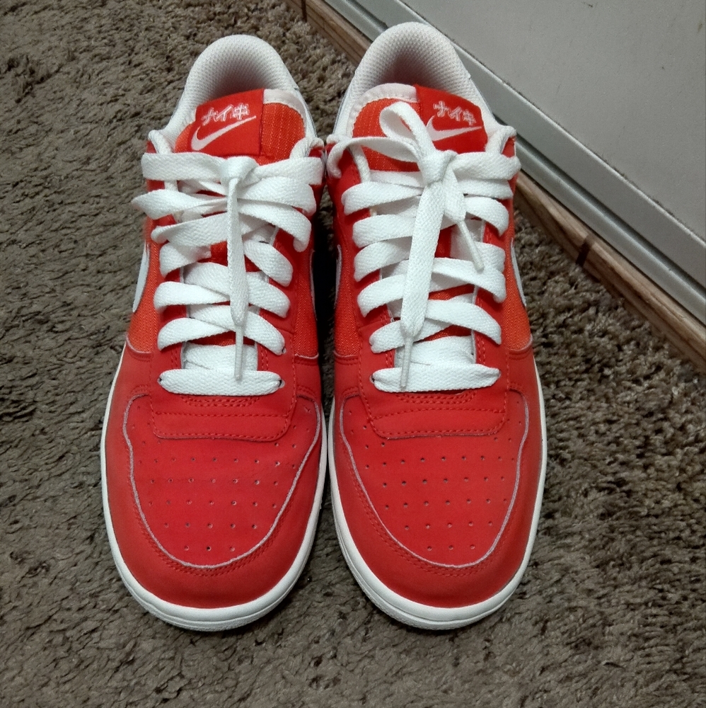 Nike Big Nike Low Varsity Royal Red Orange Katana Size 8